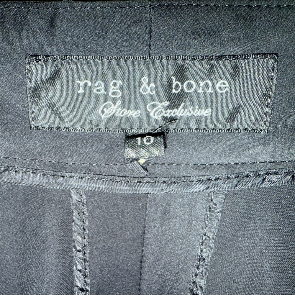 Rag & Bone Black Silky Pants Size 10